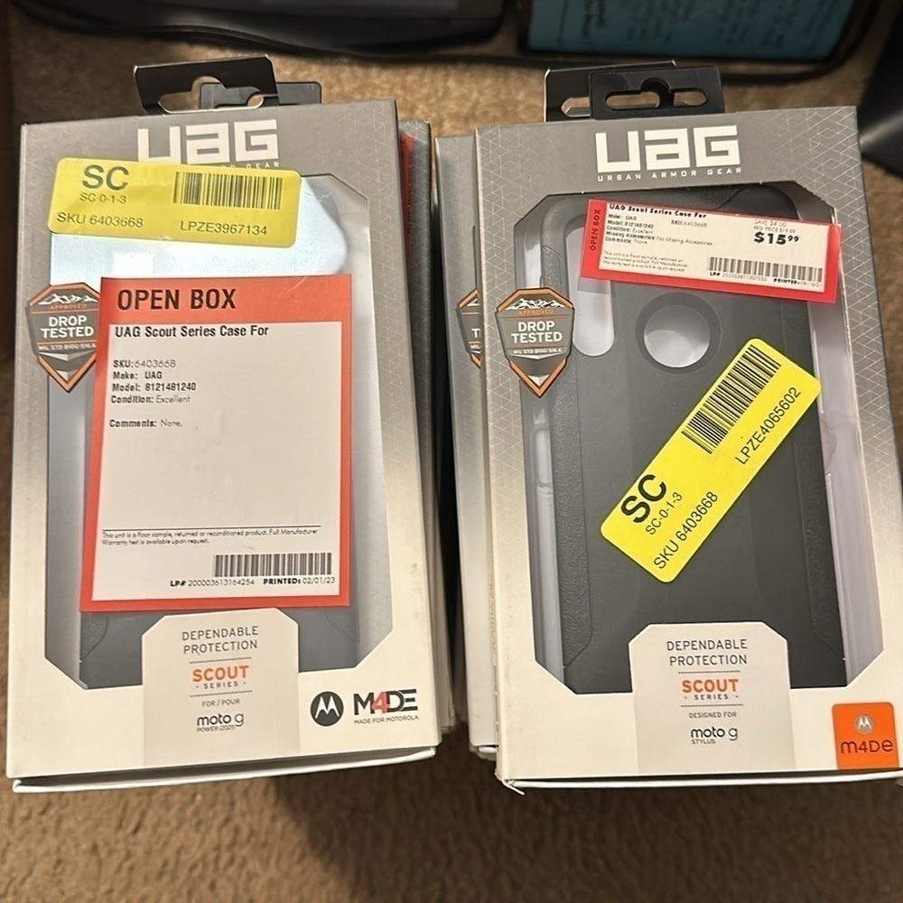 🔥LOT OF 30 🔥URBAN ARMOR GEAR Scout Series Case for Motorola G Stylus